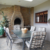 Braai area on the front stoep