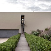 The villa front view