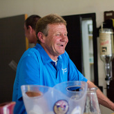 Having fun at the Golf Club