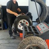 Andre balancing wheels expertly