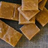Freshly cut fudge