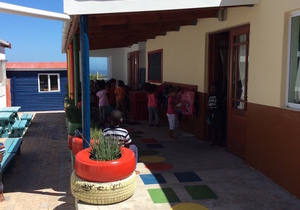 The school has been painted