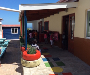 The school has been painted