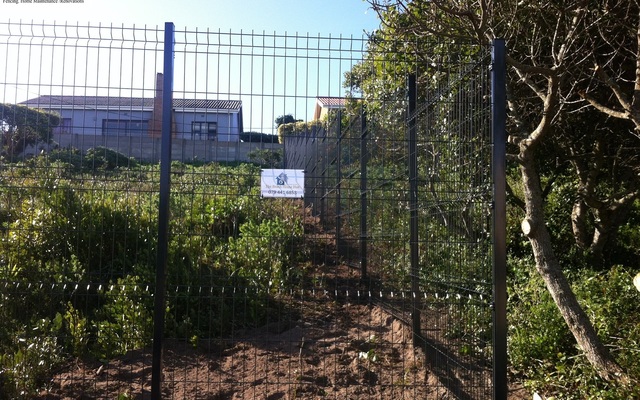 Clear view type fence