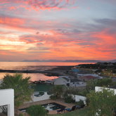 Beautiful sundown from Saxon Lodge