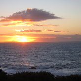 Sunset from the deck of Xiaru