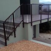 Aluminium Trapreeling in brons