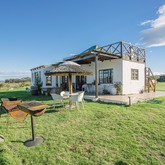 Light cottage exterior