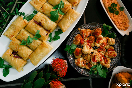 Thyme_and_lime_Smoked_Snoek_olives_and_caramelized_onion_in_Philo_Pastry_Rectangles_Puff_Pastry_hearts_with_Mozzarella_and_Tomato_Salmon_Pate_1535463994