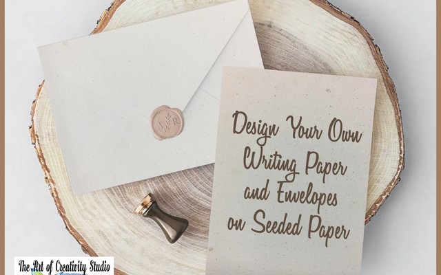Handmade Seeded Paper and Envelopes