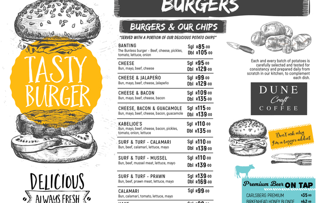 11 Burger Menu Image 11 Burger Menu Image