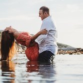 Beach couple shoot - De Kelders drip caves