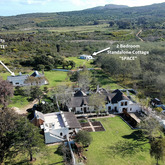 Aerial view of farm