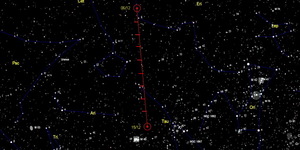 Movement of comet 46P till 15th December.