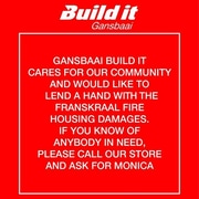 We would like to lend a hand with the Franskraal fire housing damages