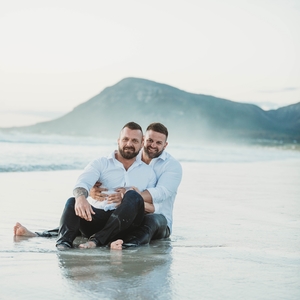 wedding photographer gansbaai - engagement shoot - gay couple