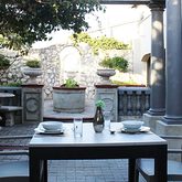 Exterior dining area