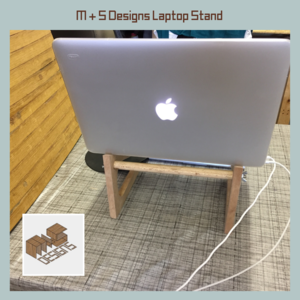 M+S Designs Laptop Stand Back View
