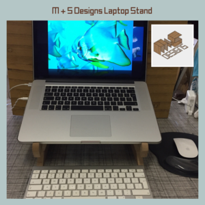 M+S Designs Laptop Stand Front View