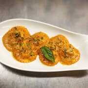 Those ravioli are really superb... 