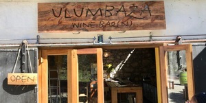 Ulumbaza Wine Barn Sign at Springfontein Wine Estate