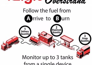 Monitor up to three tanks from a single device