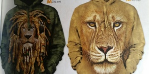 Lion Warrior and DJ Jahman Hoodies