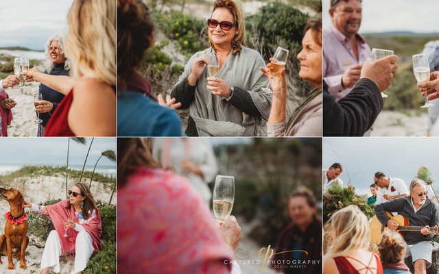 beach wedding horses gansbaai capturedphotography