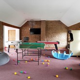 We have 2 games rooms with activities for young and old
