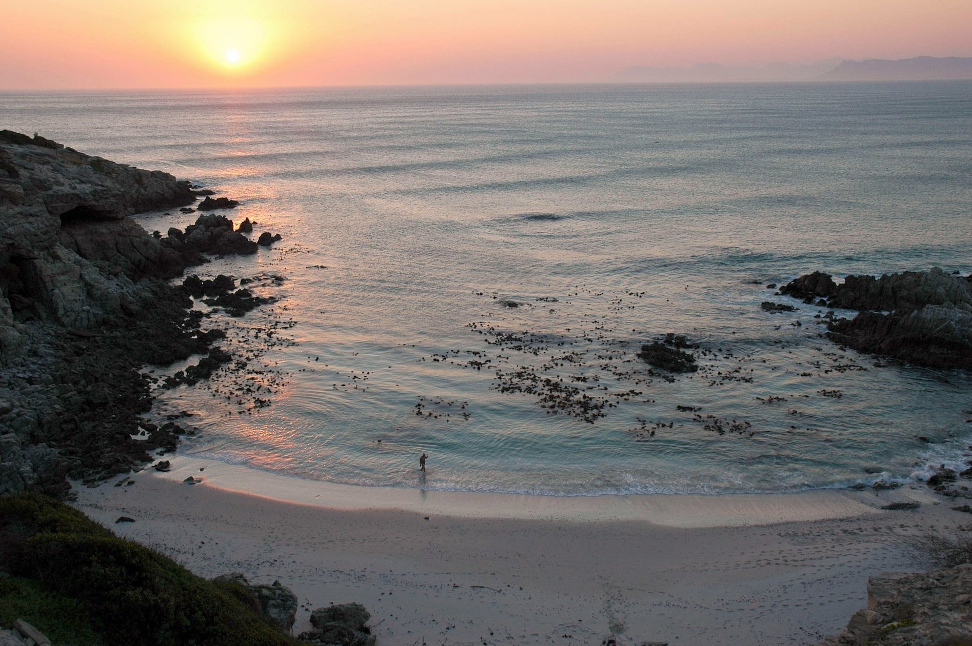 "Die Plaat" First Beach in Gansbaai with amazing sunset.