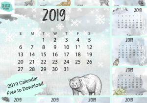2019 WINTER CALENDAR