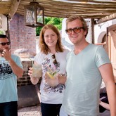 Visitors enjoying the Fynbos Distillery