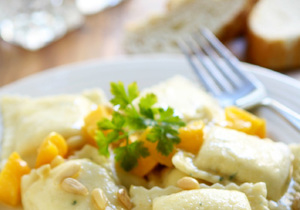 Recipe: Pumpkin Raviolo with Burnt Sage Butter