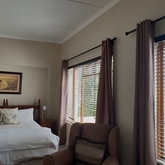 Gentle browns in our standard room