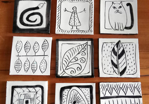 Tiles at Muddylane Pottery Studio