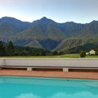 Swellendam - Gaikou Lodge - Swimming pool with sweeping mountain views