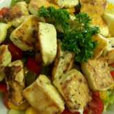 Grilled Halloumi Salad