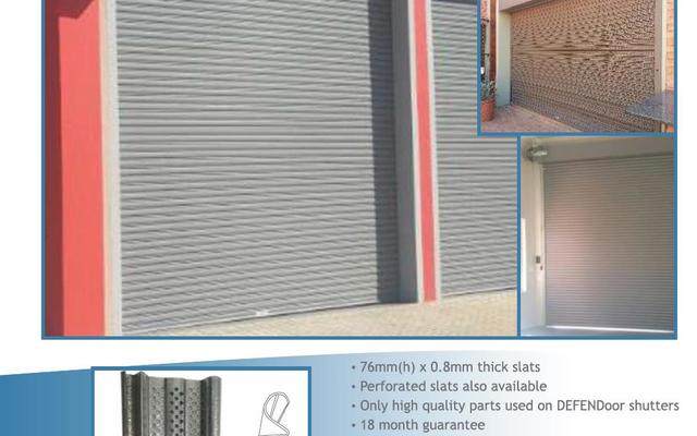 STEEL INDUSTRIAL SHUTTER