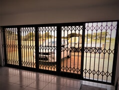 Retractable Security Door Installation