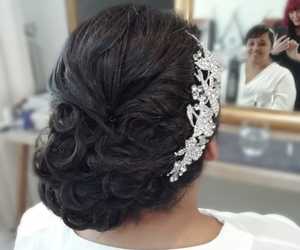 Wedding Hair Done by Monette's Bridal Studio