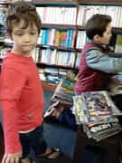 Kids Enjoying Themselves at the Book Store!