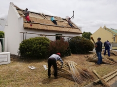 Sakkie & Saartjie Cottages "Crowned" With New Thatch Roofs