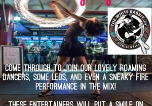 Roaming Dancers, LED's & Fire Performance