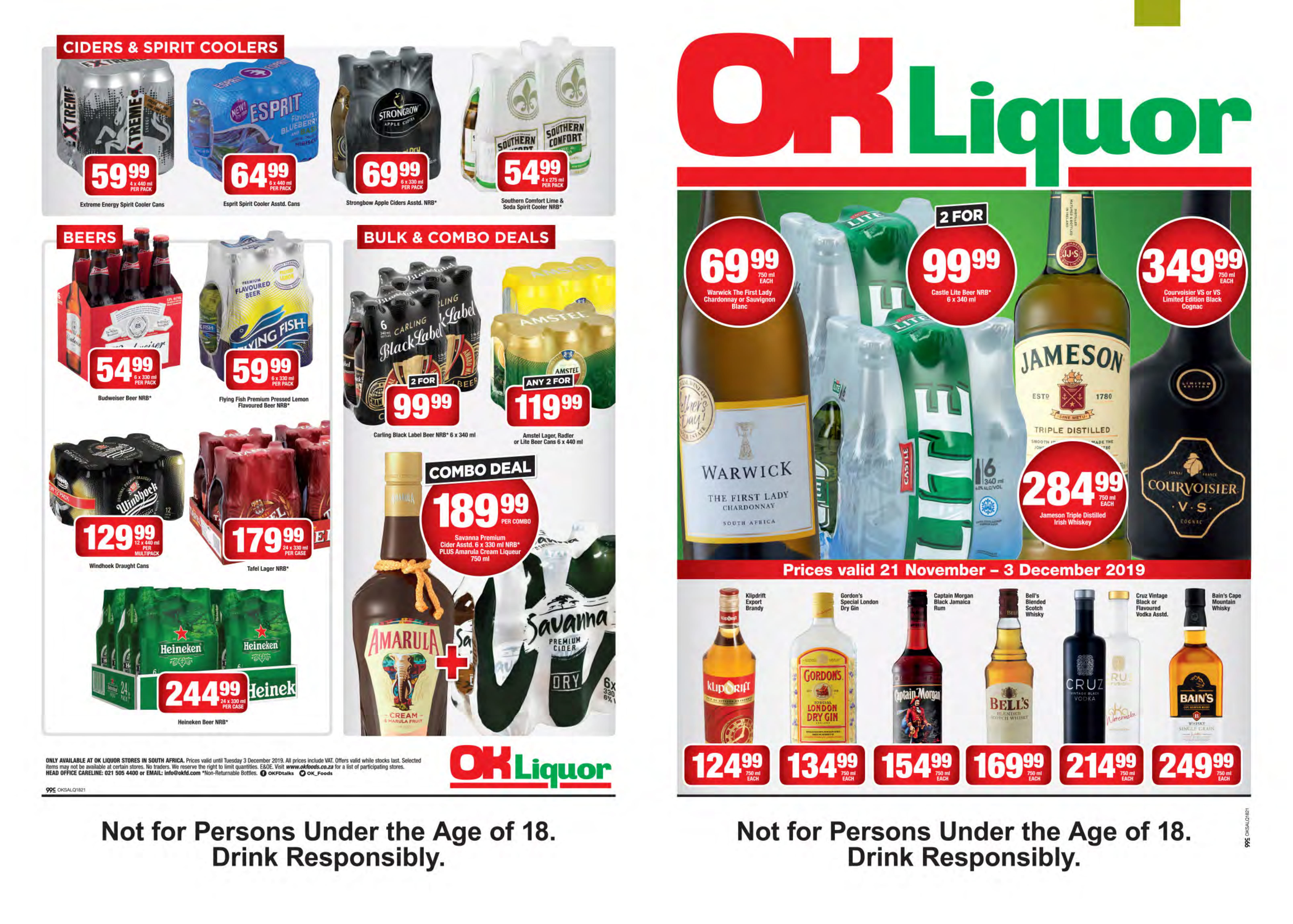 Ok Liquor Specials Gansbaai