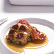 Recipe: Hot Cross Bun French Toast with Bacon & Maple Syrup