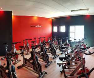 Our Freshly Painted Spin Studio
