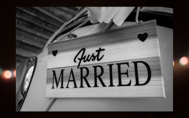 Just Married Signs