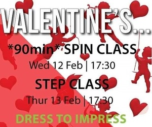 Valentine's 90 Minute Spin & Step Class