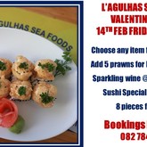 L'Agulhas Seafoods Valentine's Day Special 14 Feb 2020 