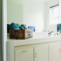 Bathroom with shower and bathtub.